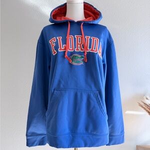 Blue Florida Hoodie with Red Accents